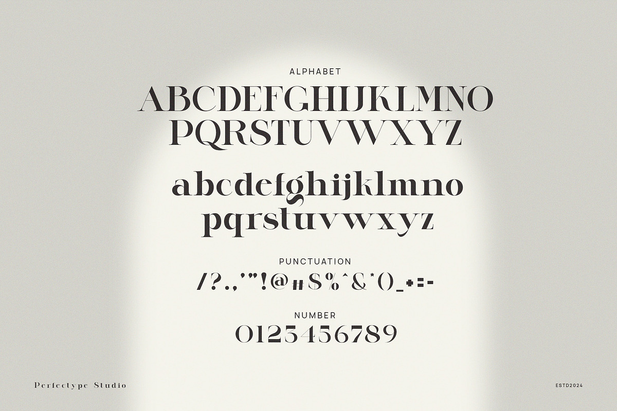 Lugife Elegant Serif, a Serif Font by Perfectype (Photo 8 of 9)