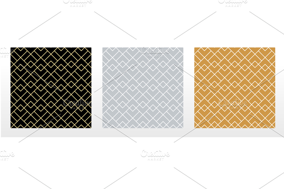 Geometric set of patterns, a Pattern Graphic by RODINA (Photo 1 of 3)