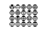 Fence and gate barrier styles icon, an Object Graphic by pikepicture (Thumbnail 1 of 3)