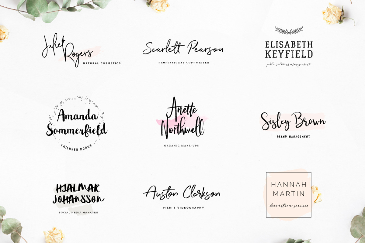 Typographer's Dream Box + 200 Logos, a Script Font by Mats-Peter Forss (Photo 129 of 130)