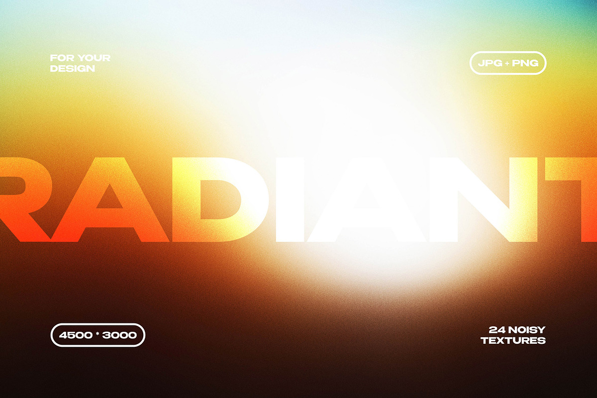Radiant Chrome Gradient Textures, a Texture Graphic by Design Squad (Photo 1 of 11)