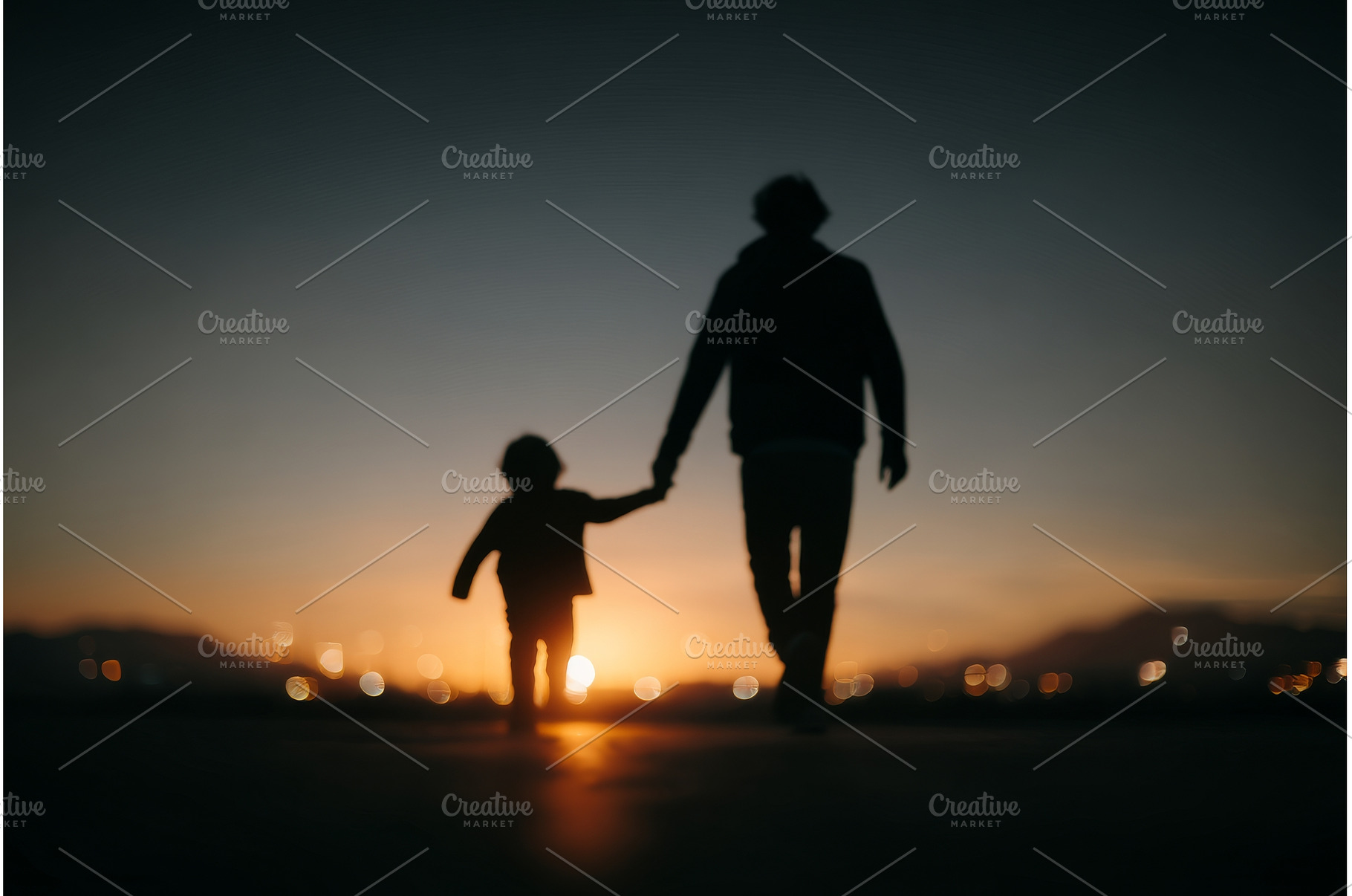 A heartwarming scene of a father, a Person Photo by ZinetroN