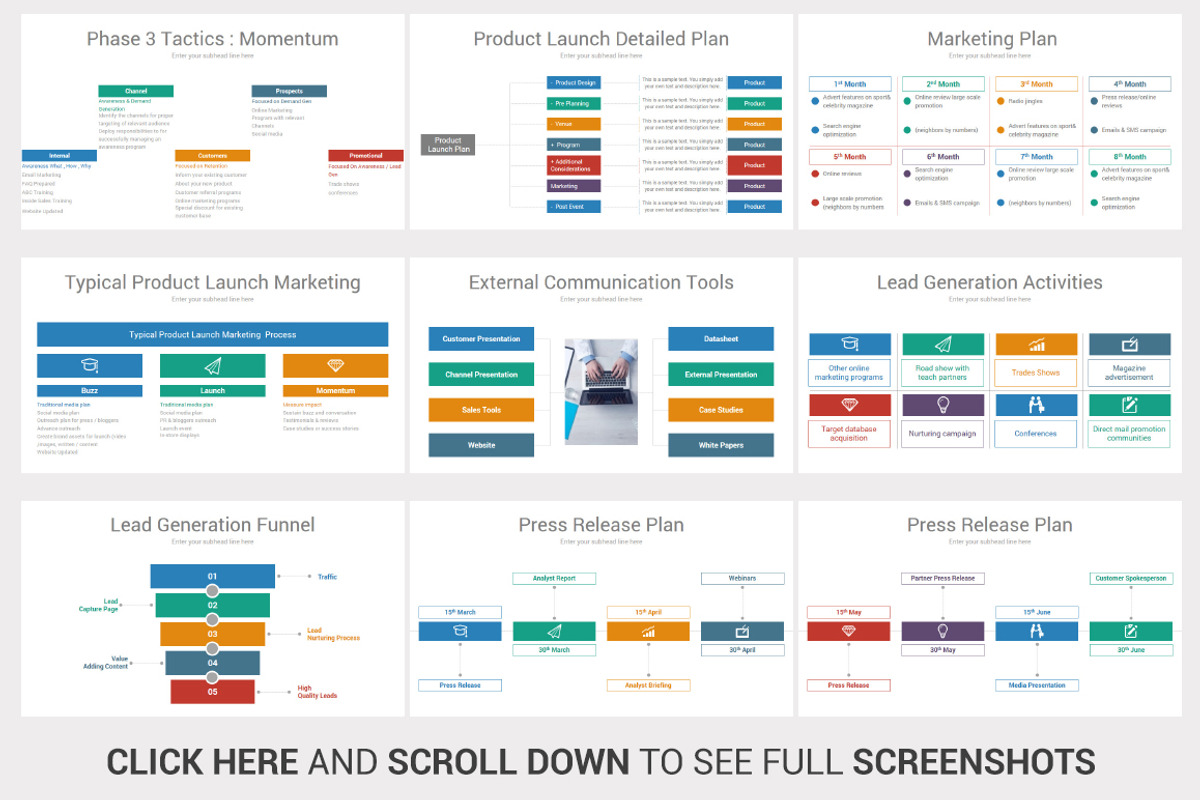 Marketing Plan Google Slides, a Presentation Template by OceanArt (Photo 7 of 17)
