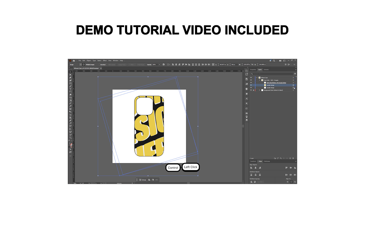 iPhone Case Vector Mockup, an iPhone Mockup by Infinity Mockups (Photo 6 of 6)