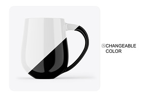 Glossy Mug Mockup