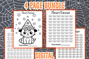 Halloween Theme Savings Challenge, a Stationery Template by Pixels N Bows (Thumbnail 2 of 3)