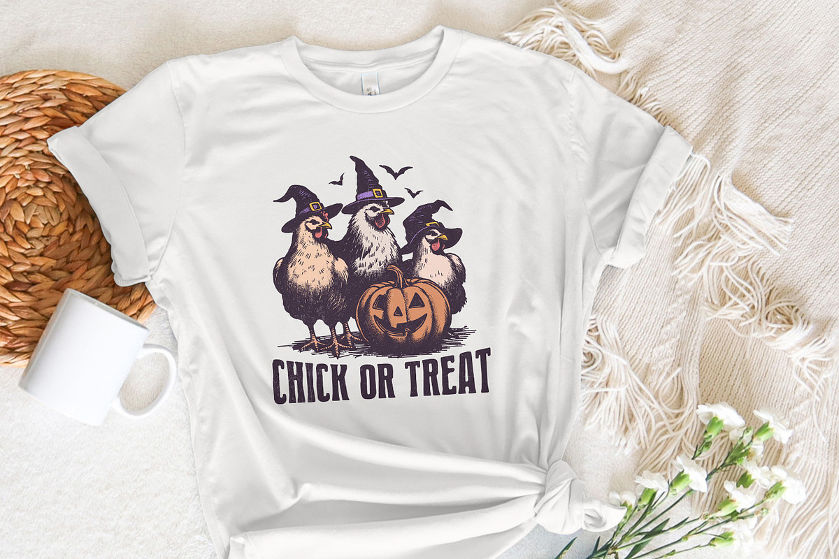 Chick or Treat PNG, Spooky Chicken, an Illustration by SharpMarketplace (Photo 5 of 9)