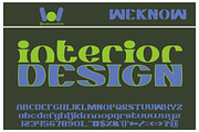 Monochrome font, a Font by weknow (Thumbnail 4 of 5)