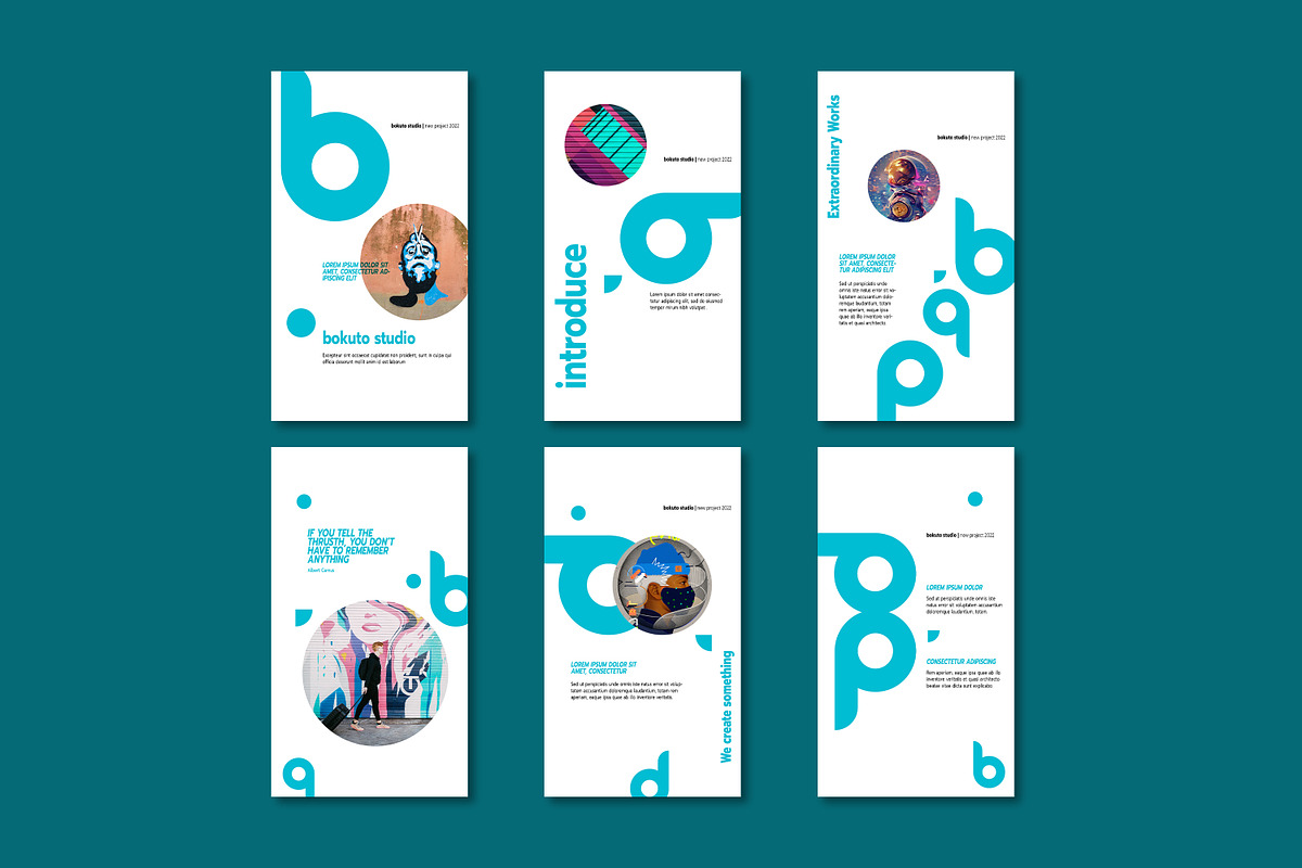 Bokuto - Instagram, a Social Media Template by Bokuto (Photo 3 of 3)
