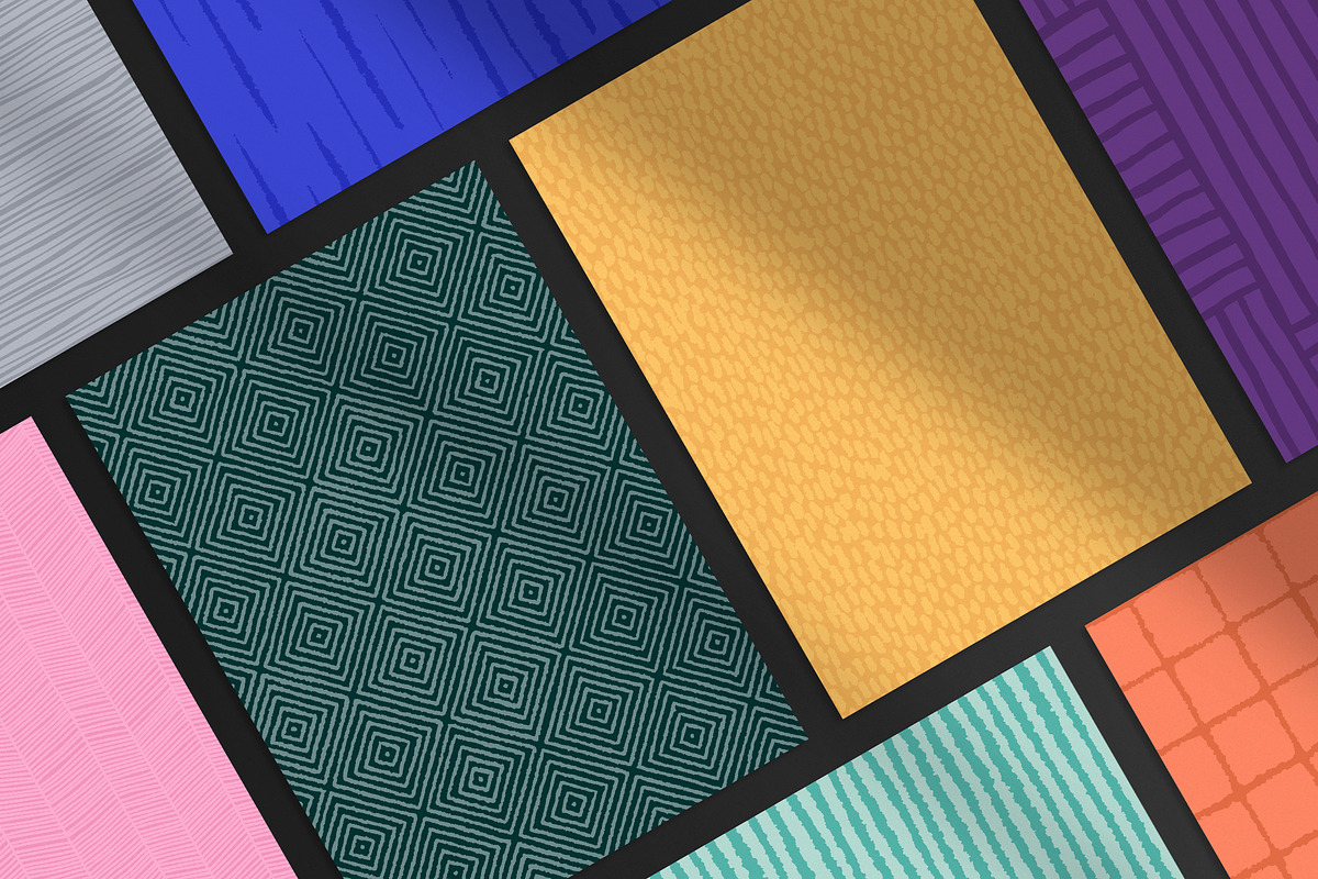 120 Hand-Drawn Organic Patterns, a Pattern Graphic by Rienne Studio (Photo 17 of 25)
