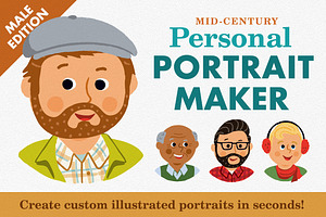 Mid-Century Personal Portrait Maker