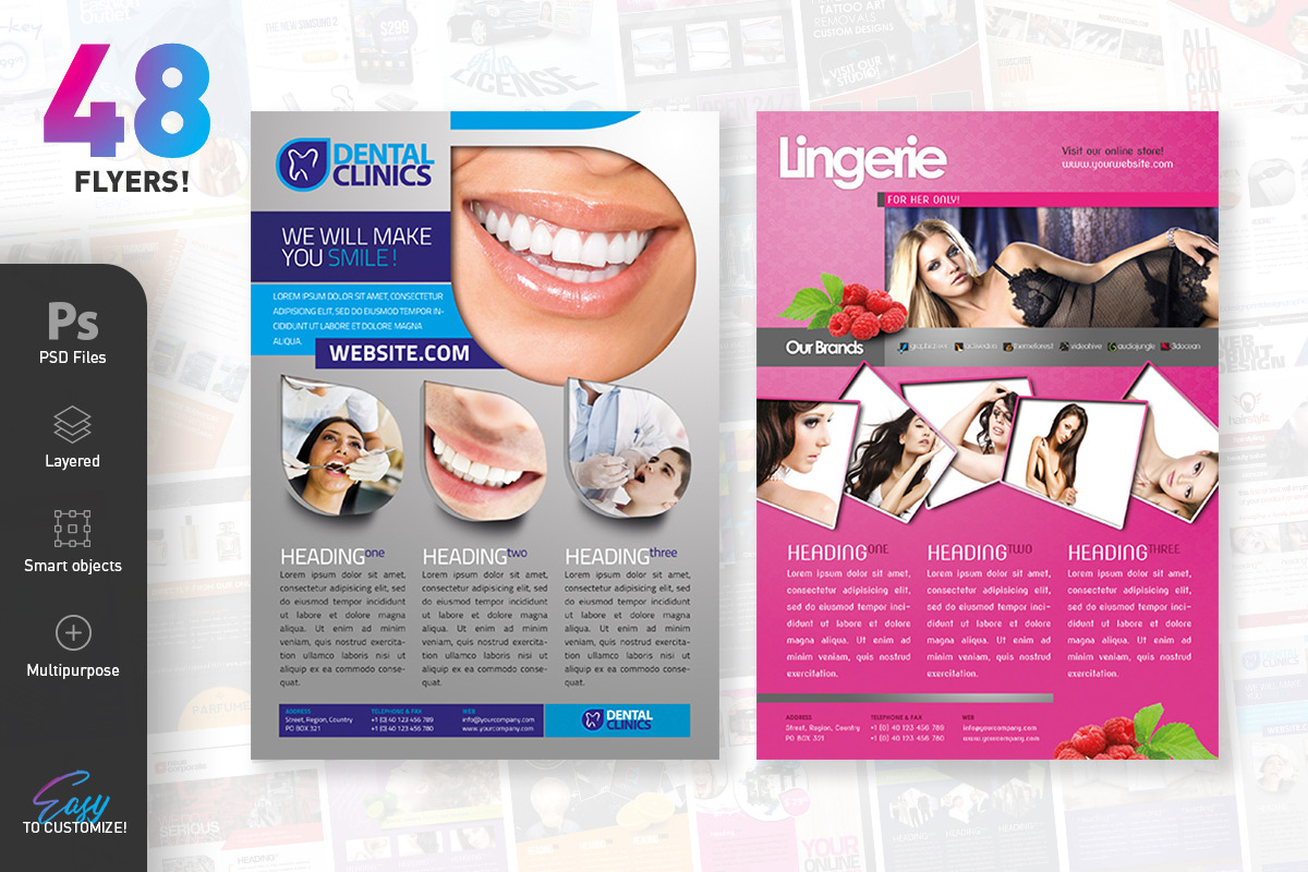 Essential Business Flyer Mega Bundle, a Flyer Template by Reclameworks (Photo 24 of 25)