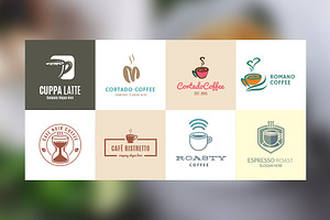 20 Premium Iconic Coffee Logos