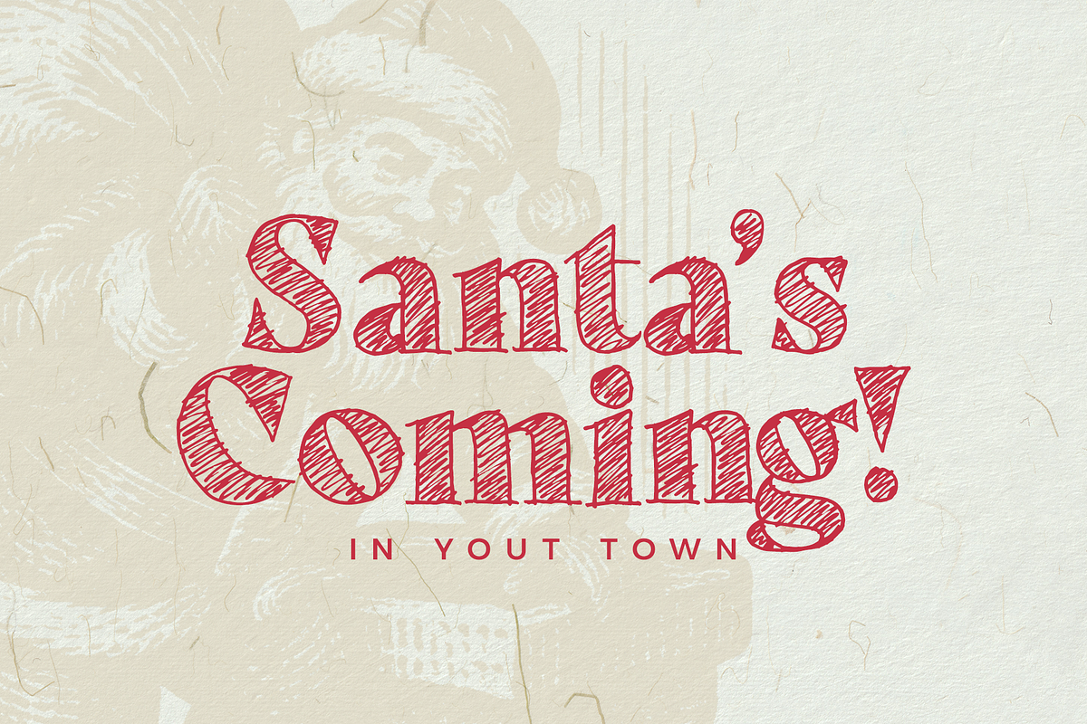 Holiday Sketch Font Duo, a Handwritten Font by Headfonts (Photo 6 of 9)