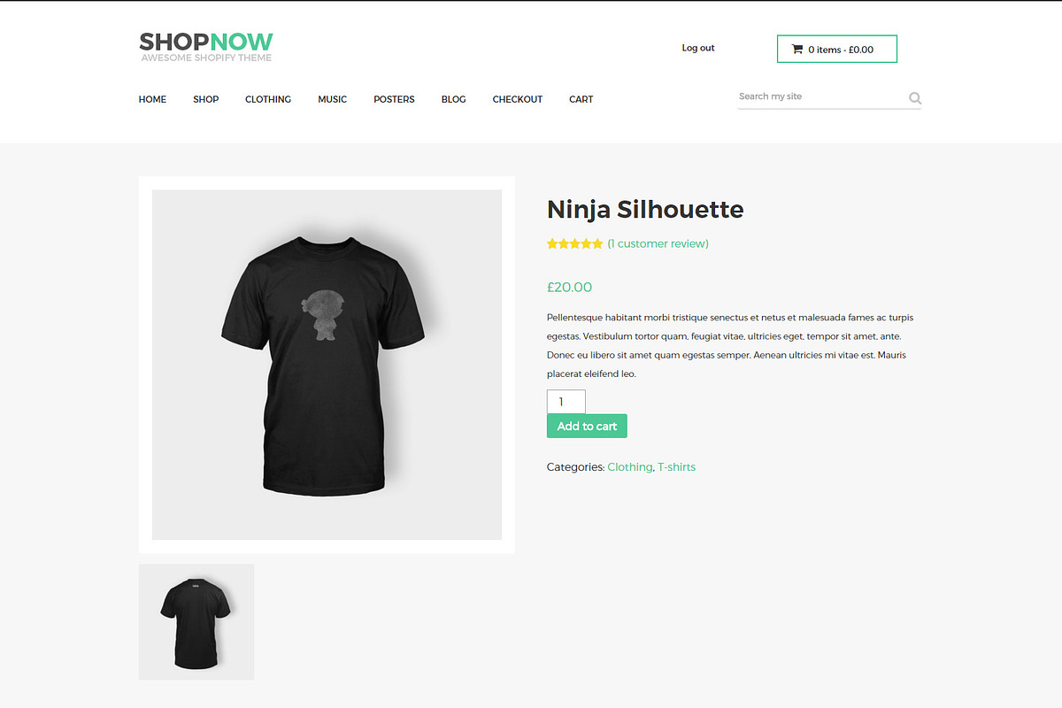 Shopnow | Woocommerce+Bootstap Theme, a WordPress Template by Sami Themes (Photo 3 of 4)