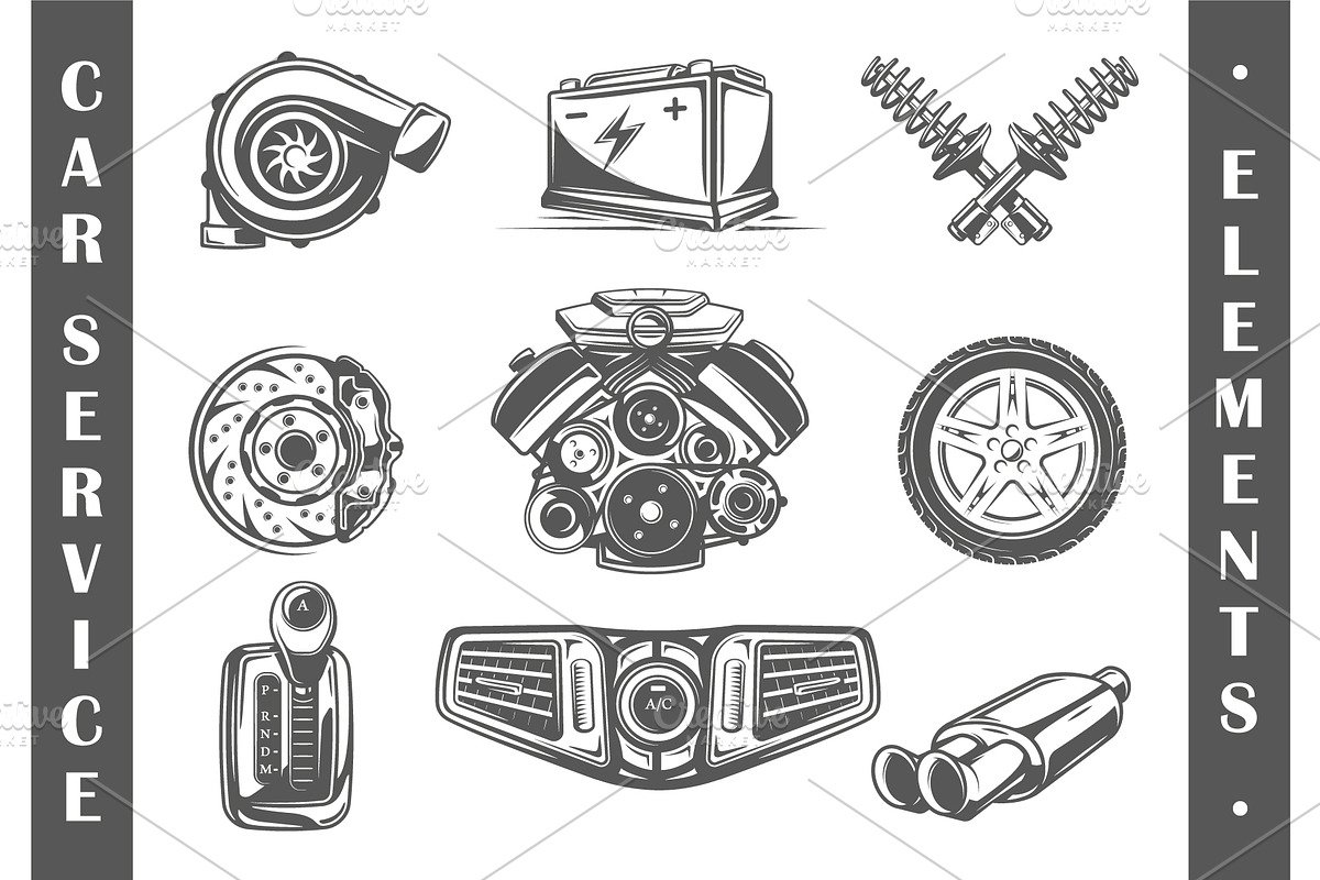 18 Car Service Logos Templates, a Branding & Logo Template by Art Design (Photo 4 of 26)