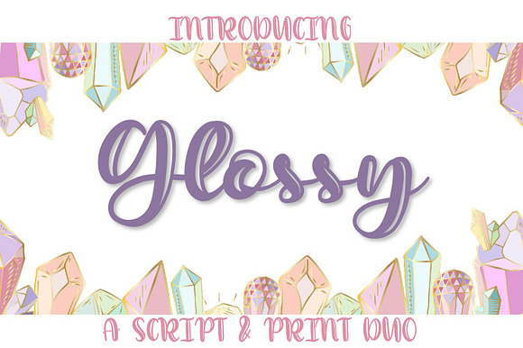 Glossy - A Script & Print Duo preview 8