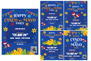 Cinco de mayo instagram templates, a Flyer Template by imadeDesign (Thumbnail 3 of 3)