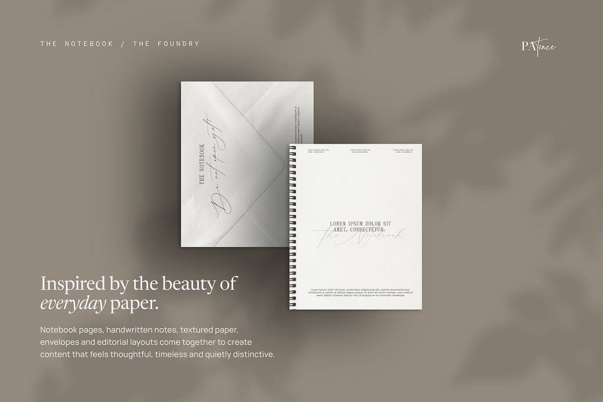 THE NOTEBOOK Instagram Templates, a Social Media Template by Patrace Studio (Photo 4 of 10)
