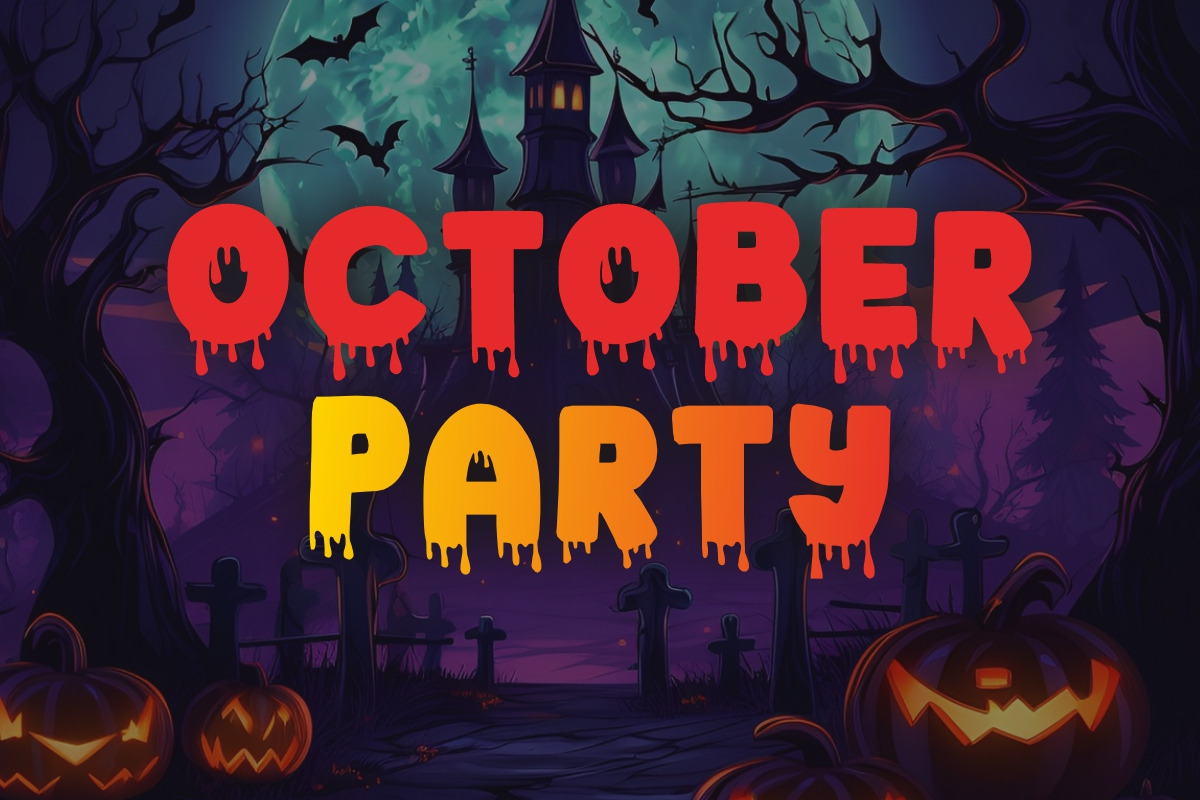 Halloween Wizard, a Blackletter Font by Fourteen Letter (Photo 3 of 10)