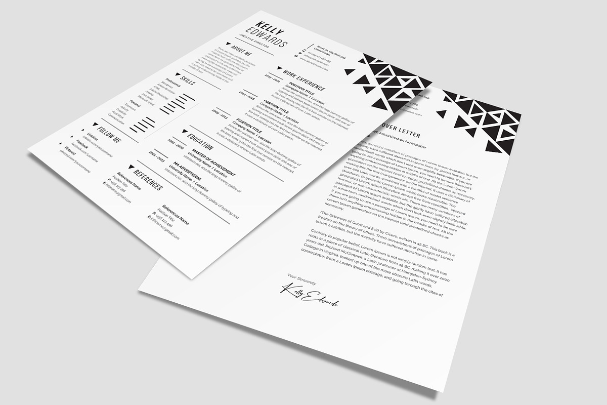 Resume CV, a Resume Template by Creatune (Photo 6 of 6)
