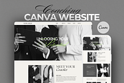 Coaching Canva Website Template, a Websites & App Template by MiavoDesign (Thumbnail 1 of 4)
