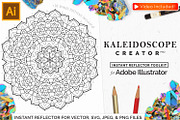 Vector Kaleidoscope for Adobe Ai, a Plug-in Add-On by Drifter Studio (Thumbnail 1 of 9)