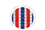 4th of July Patriotic Pattern, a Texture Illustration by Dream Creation (Thumbnail 3 of 5)