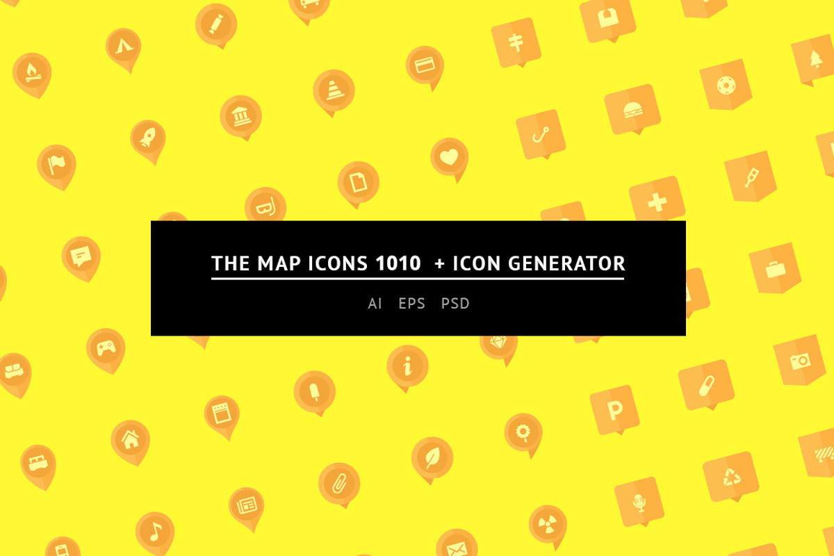 The Map Icons 1010 + Icon Generator