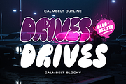 Calmbelt A Bold Graffiti Font, a Handwritten Font by Allouse Studio (Thumbnail 3 of 10)