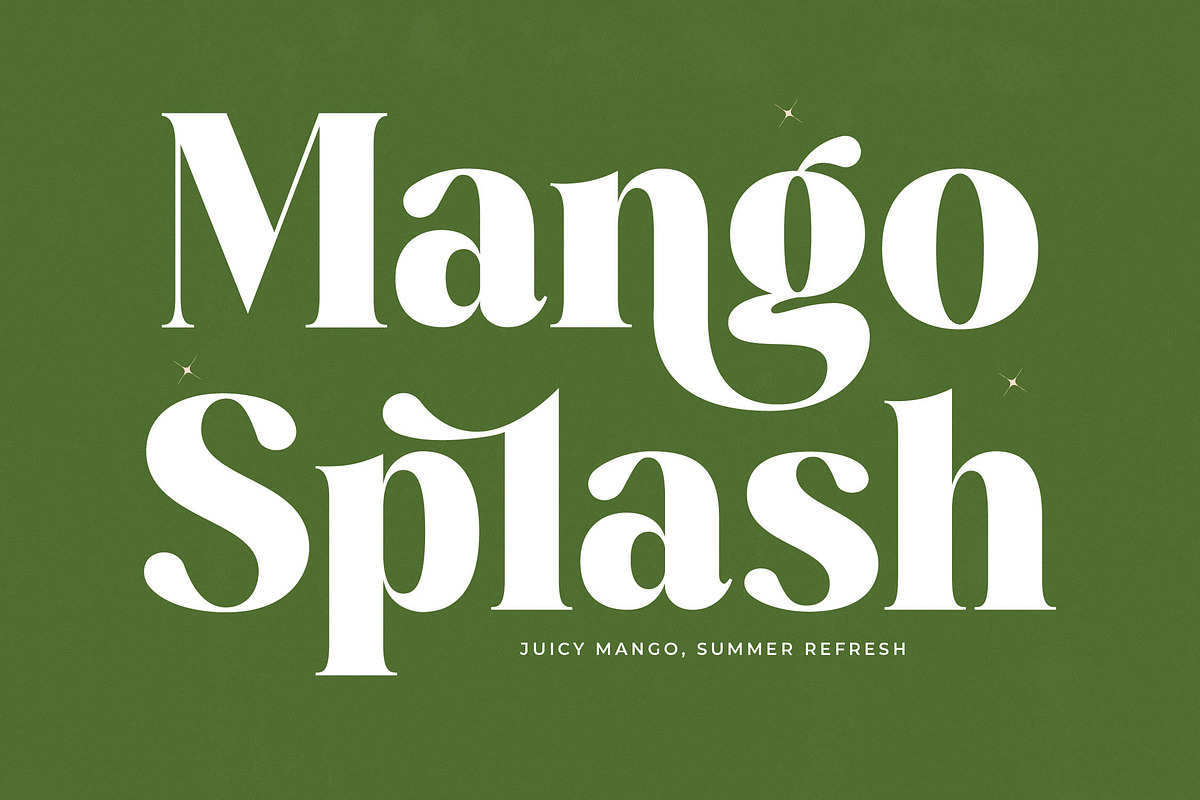 Mango Jungle Modern Bold Serif, a Serif Font by timelesstype.co (Photo 5 of 20)