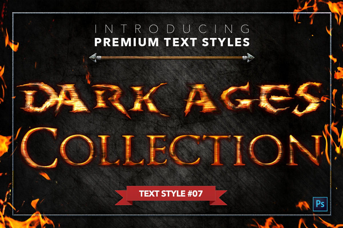 Dark Ages #1 - Text Styles preview 8
