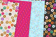 Donut Delight clip art illustrations, a Food Illustration by Katy Clemmans (Thumbnail 4 of 5)