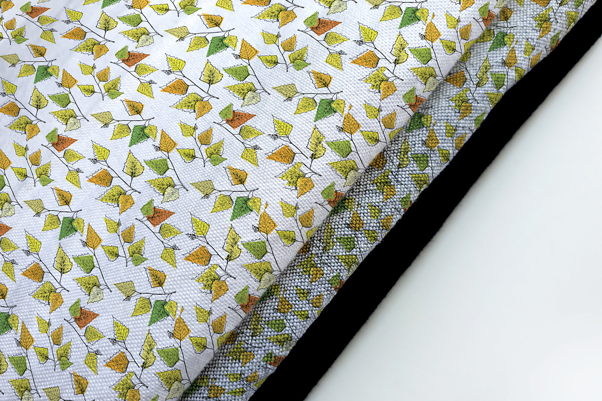 Birch leaf. Sketch and patterns, an Illustration by Canatic (Photo 9 of 10)