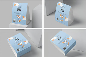 Realistic Luxury Table Tent Mockup, an Advertising Mockup by megostudi0