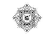 Ornamental Compass Rose SVG Bundle, an Illustration by Gaye Art (Thumbnail 16 of 31)