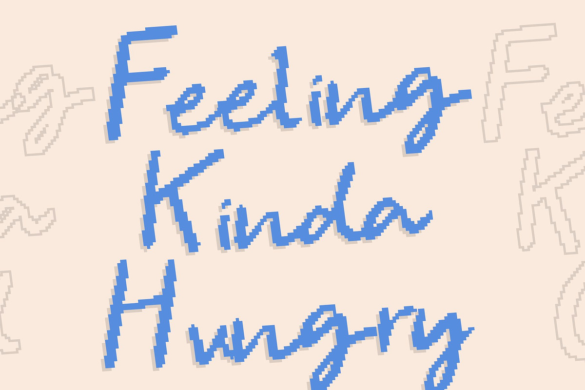 CS Brilliant Pixel, a Handwritten Font by Craft Supply Co. (Photo 6 of 8)