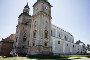 Historic cathedral with two towers under a clear blue sky, a Photo by AS photostudio