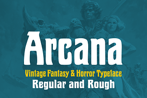 Arcana Psychedelic Fantasy Font
