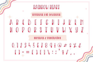 Rainbow Font Display Font