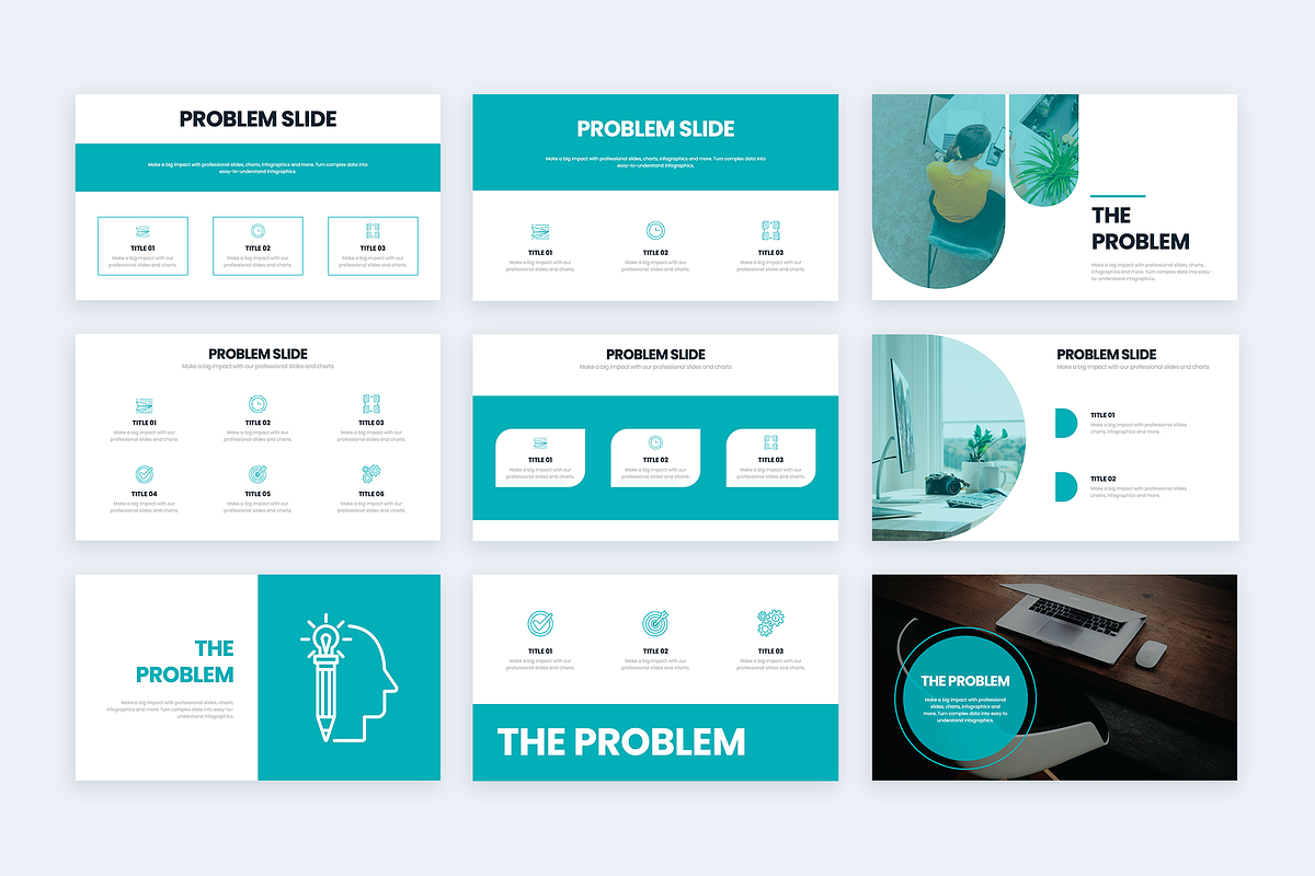 Problem Powerpoint Slides, a Presentation Template by Slidesmash