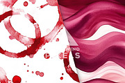 12 Red Wine Stains Digital Papers, a Background Graphic by NorthWindPixels (Thumbnail 4 of 4)