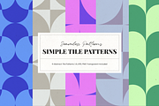 Simple Tile Patterns, a Pattern Graphic by Promo Graphics (Thumbnail 1 of 5)