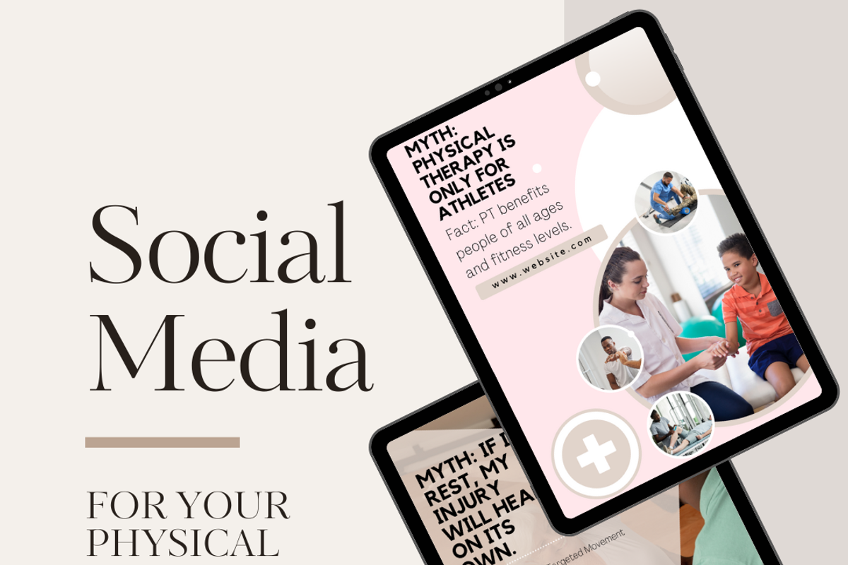 Physical Therapy Social Media Posts, a Social Media Template by Local Marketing Templates (Photo 3 of 10)