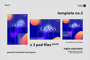 Glass Morphism Template