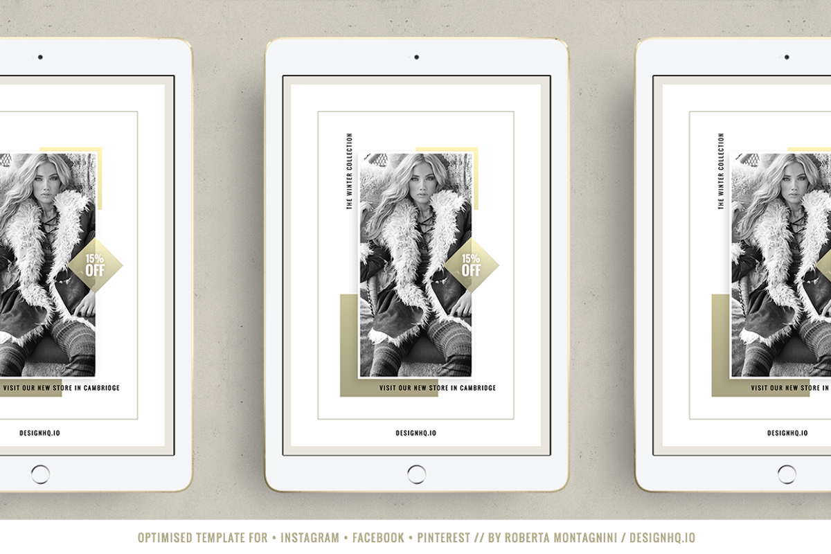 So Chic! Social Media Pack (single), a Social Media Template by DESIGN HQ (Photo 3 of 4)