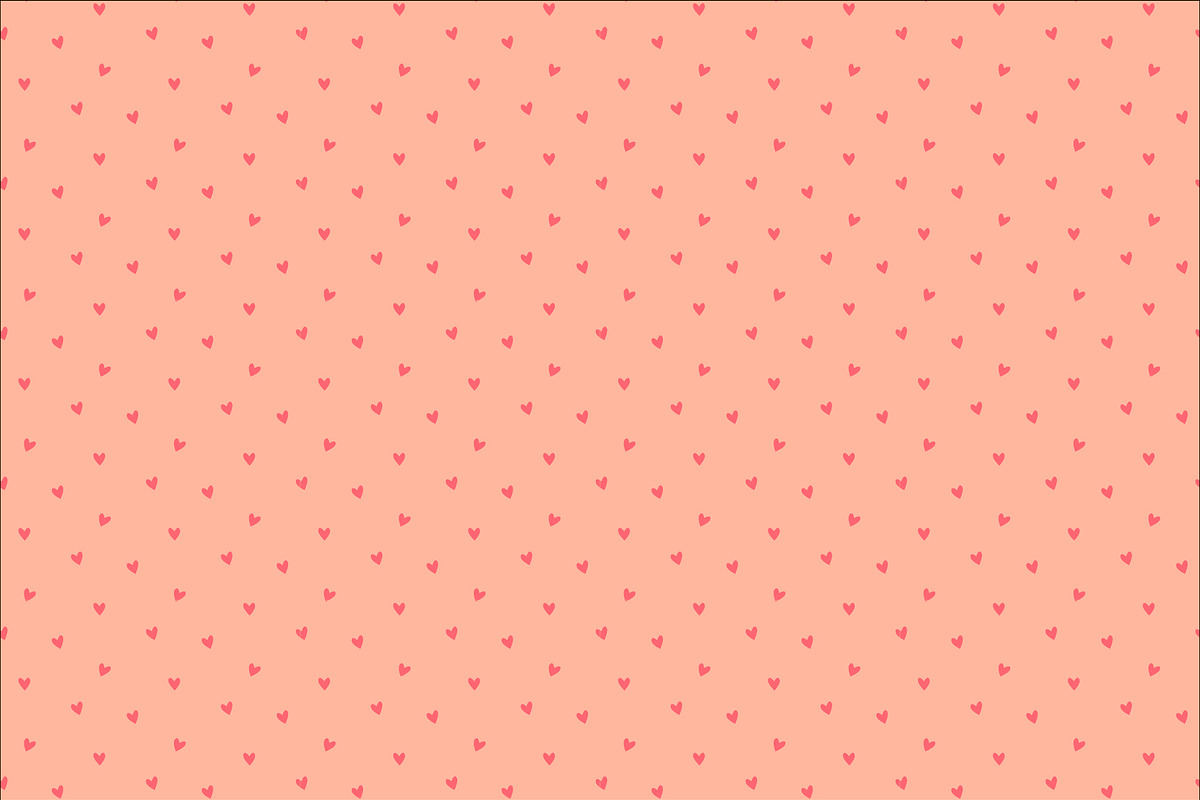 Seamless pattern with hearts & bows, a Pattern Graphic by Tati_Kli (Photo 2 of 5)