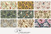 70 vintage nature seamless pattern, a Pattern Graphic by Poppy Lane Studio (Thumbnail 5 of 10)