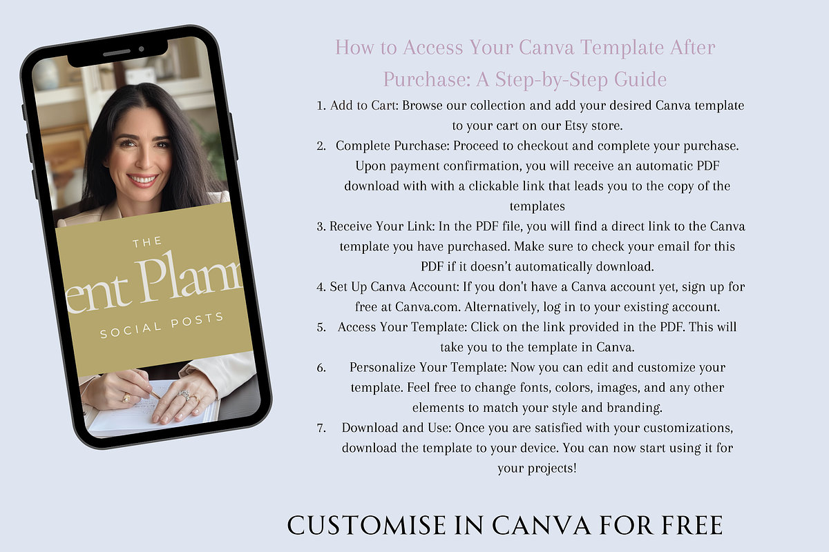 EVENT PLANNER INSTAGRAM POSTS, a Social Media Template by Daring Digies (Photo 4 of 10)