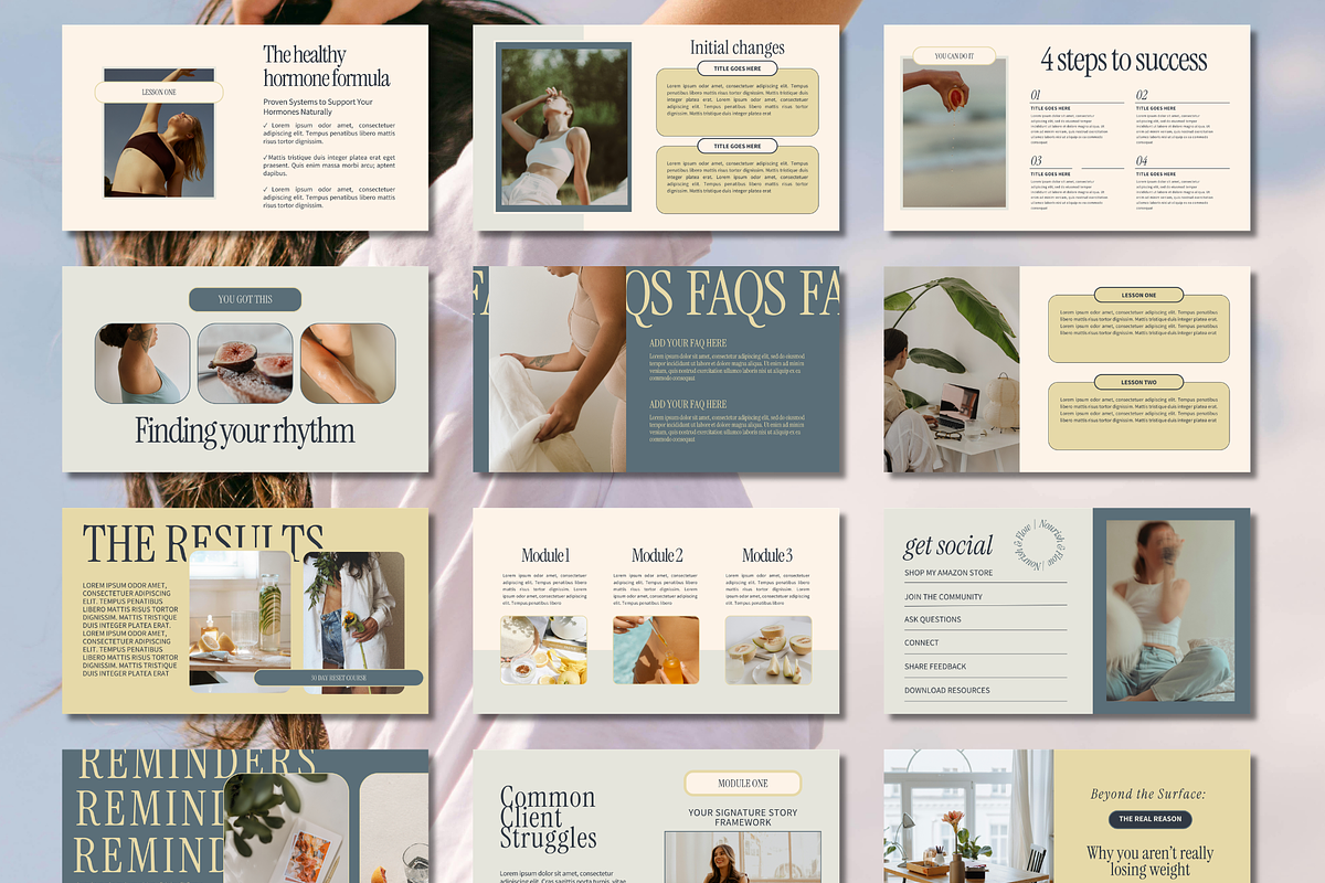 Canva Workbook + Slide Deck Bundle, a Marketing Template by Solana Creative Co. (Photo 8 of 13)